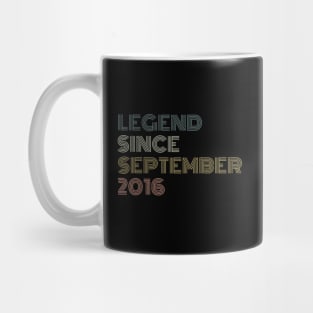 Legend Since September 2016 Mug